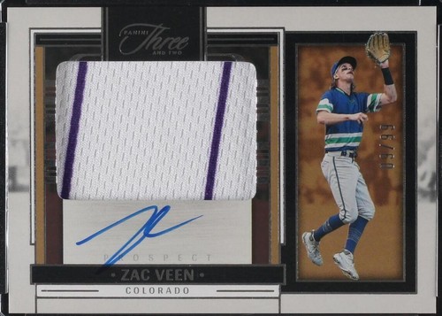 2024 Panini Three and Two - Zac Veen #PJA-ZV