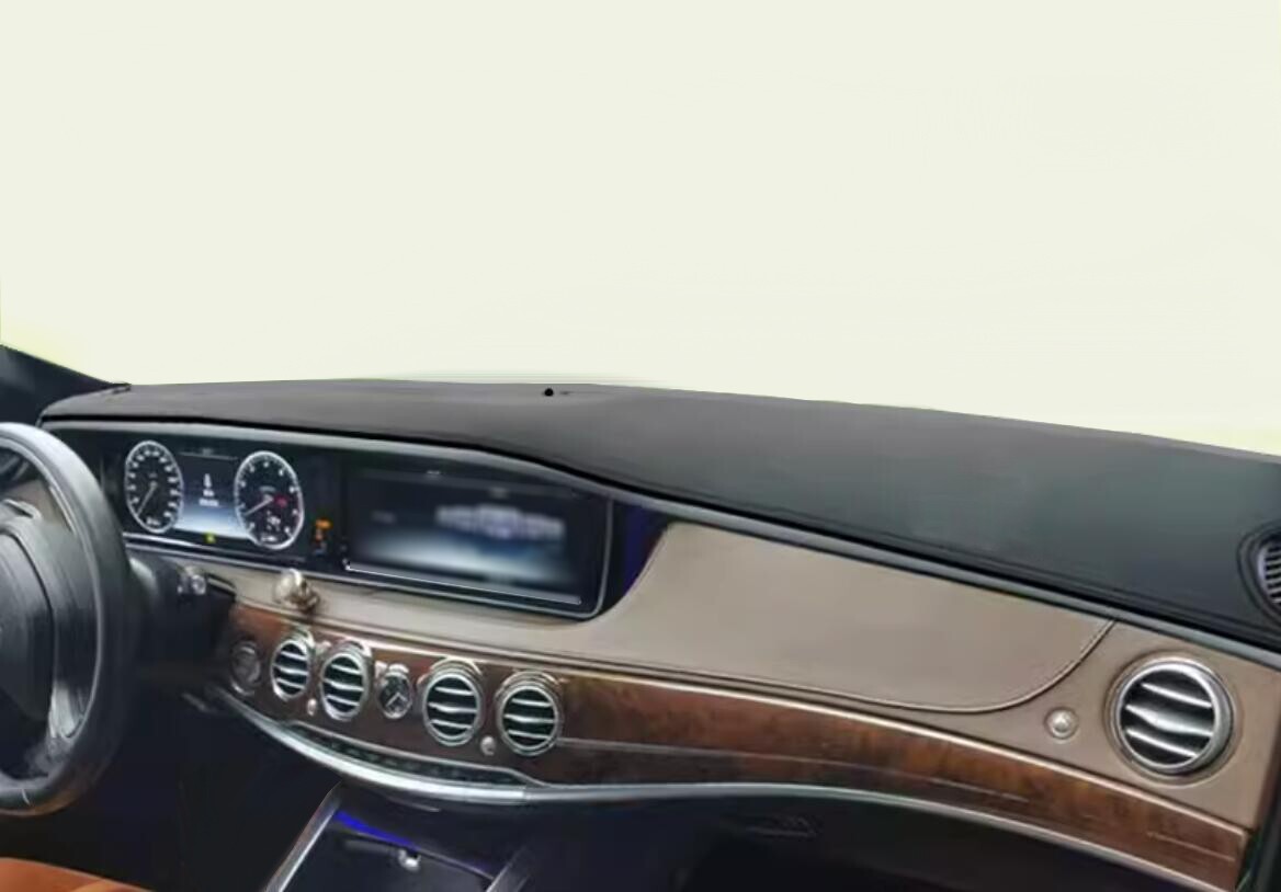 Leather Car Dashboard Cover Dash Pretector Mat For Benz S
