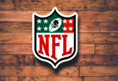 ''Mexico'' NFL Logo vinyl Sticker for Labtops, water bottles, cell phone cases 