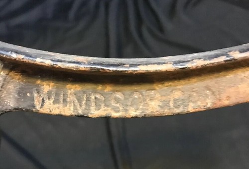 Antique Ideal Mfg. Cast Iron Stand Tripod Stove Pot Kettle Water Heater,  14