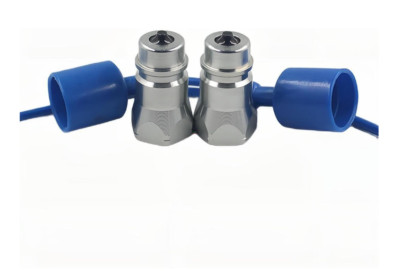 2-PCS 1/2'' Ag ISO5675 Poppet Valve Hydraulic Quick Male Coupler 1/2'' NPTNV12 NPT