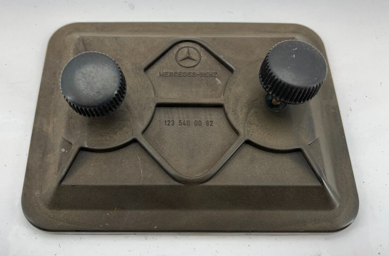Mercedes w123 fuse box cover panel with fuse diagram