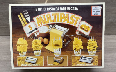 Marcato Atlas Multipast Pasta Maker 5 Type Set Villaware Ravioli Italy