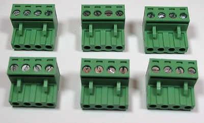 (6) Sonance Speaker Connectors - Fits: DSP 2-150, DSP 2-750, Sonamp 12-50, DAB1