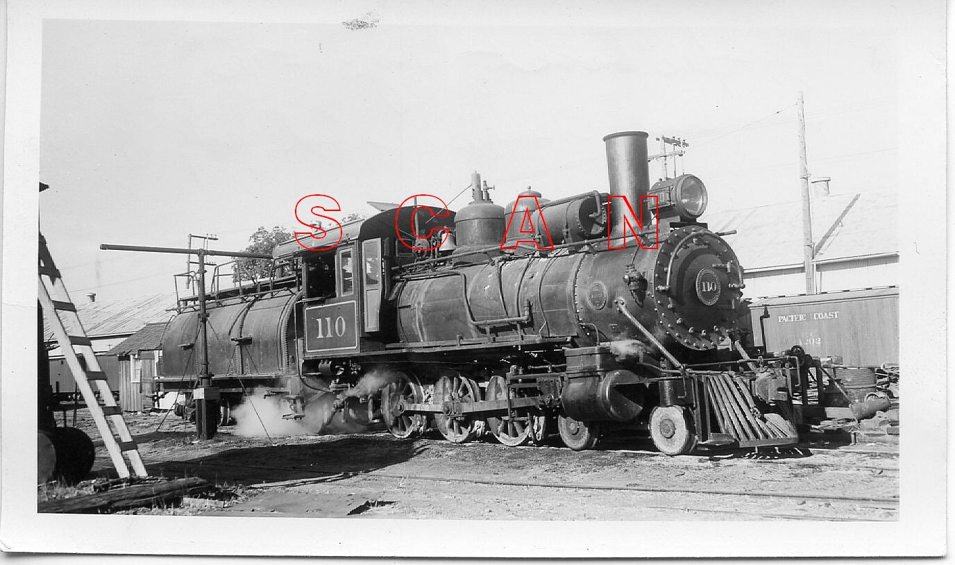 3D828 RP 1941 PACIFIC COAST RAILWAY 460 ? LOCO #110 SAN LUIS 3D828 RP 1941 PACIFIC COAST RAILWAY 460 ? LOCO #110 SAN LUIS