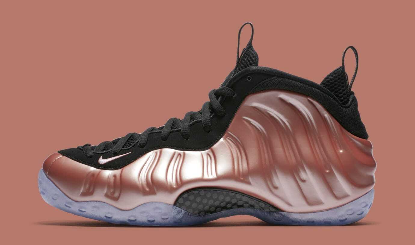 

Мужские кроссовки Nike Air Foamposite One Rust Pink Elemental Rose Black 314996-602 размер 8,5, Розовый, Nike Air Foamposite