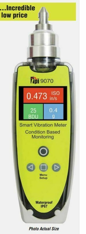 TPI 9070 SMART VIBRATION METER vibration monitoring and analysis tool SPECIAL!!