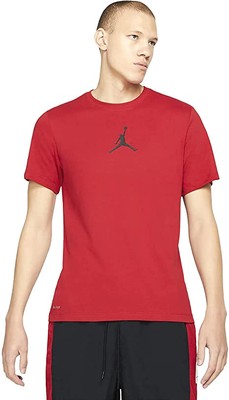 Красно-черная футболка с круглым вырезом Jordan Jumpman Gym