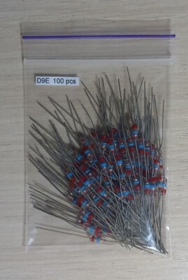 Lot of 100 pcs D9E Crystal Point Detector Germanium Diodes New 