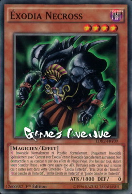 旧アジア エグゾディアネクロス Exodia Necross 1st Yu-Gi-Oh ! Exodia Necross LDK2-FRY09 VF/COMMUNE (1 ère