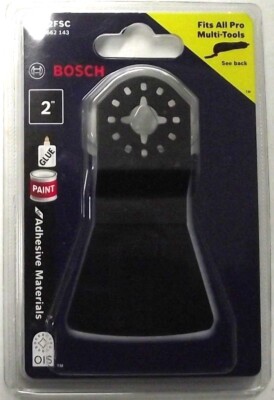 Bosch OSC2FSC 2'' Adhesive Material Caulk Knife Multi Tool Swiss
