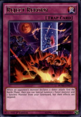 2016 Yu-Gi-Oh Breakers of Shadow #BOSHEN071 Reject Reborn R