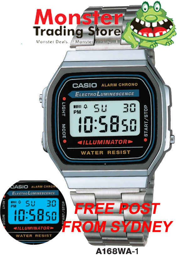 【80's VTG】 CASIO Alarm Chronograph W-250 RARE Vintage Original 1980's CASIO W-250 MARLIN Digital