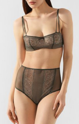 CHANTAL THOMASS T08C40 HIGH WAIST THONG PANTY SIZE MEDIUM