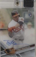 2017 Topps Clearly Authentic Autographs - Trey Mancini #CAAU-TM