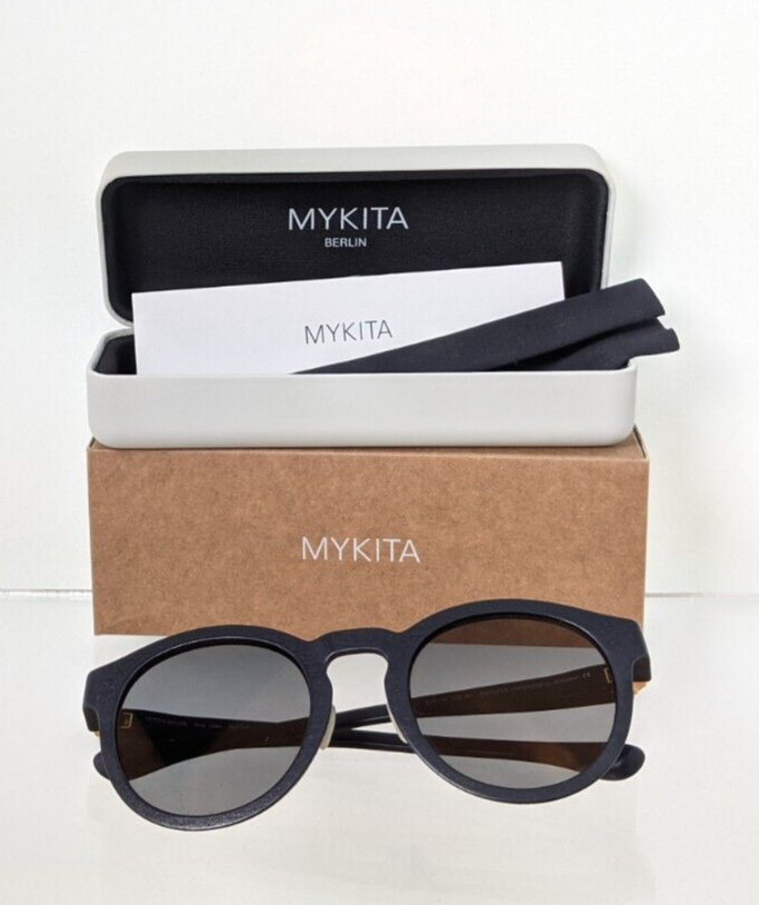 Pre-owned Mykita Brand Authentic  Mylon Sun Giba Col. 301 52mm Black Frame In Gray