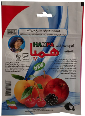 Hampa- Traditionell getrocknete Obst Paste Lavashak 80 Gramm mit Multi- Früchte