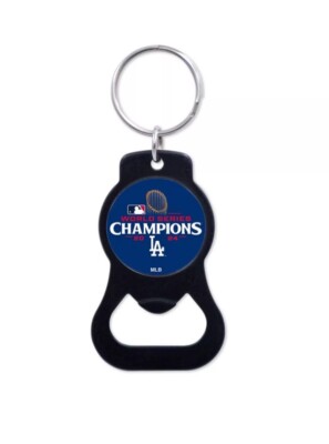 Los Angeles Dodgers 2024 World Series Champions Bottlering Keychain MLB