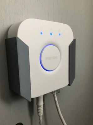 Philips Hue Bridge Wall Mount Bracket | Custom 3D Printed Holder - Australian