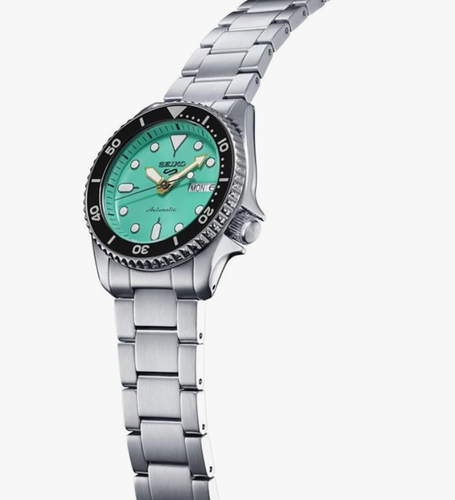 Pre-owned Seiko 5sports Mechanical Men's Metal Watch Band Sbsa229 Srpk33k1 Jdm