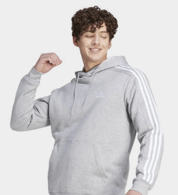Mens Adidas Originals Adicolor Grey 3 Stripe Hoodie HO6875 eBay