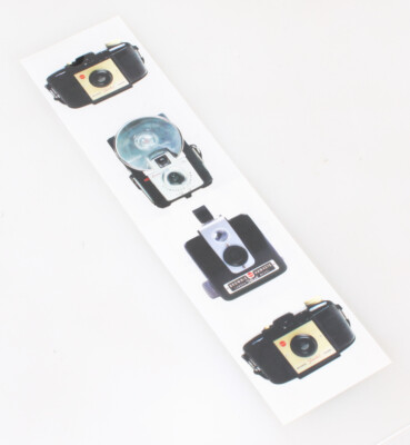 Vintage 1990s Camera Stickers, Set of 6