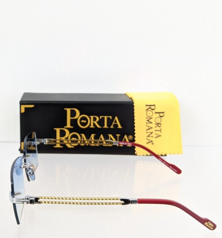 Pre-owned Porta Romana Authentic  1010 Sunglasses Col. 600 1010 Vintage Frame In Blue