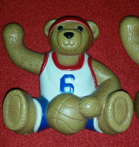 Set of 3 Vintage SYROCO Home Interior Sports Wall Hangings Football Soccer Baske