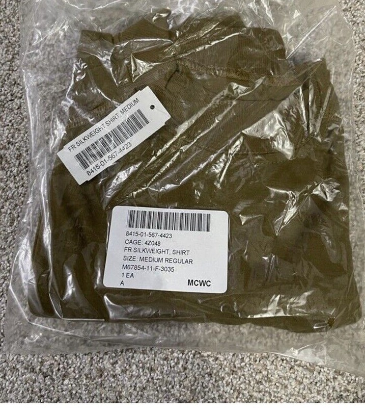 USMC XGO FROG Peckham Military Flame Resistant SILK Layer Shirt MED Lg XL,XX NEW