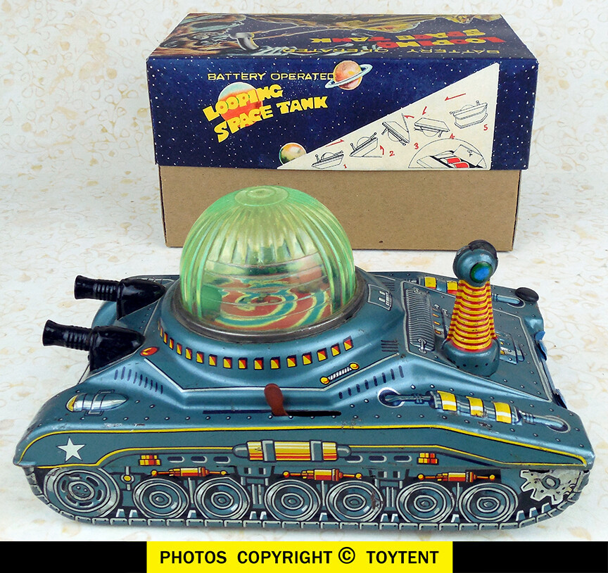 Looping Space Tank turn-over lighted vehicle Daiya Japan ... SEE MOVIE