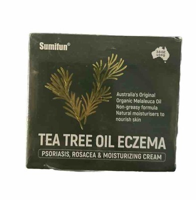 Sumifun New Upgraded Tea Tree Oil Cream for Skin Rich Melaleuca Alternifolia Lea