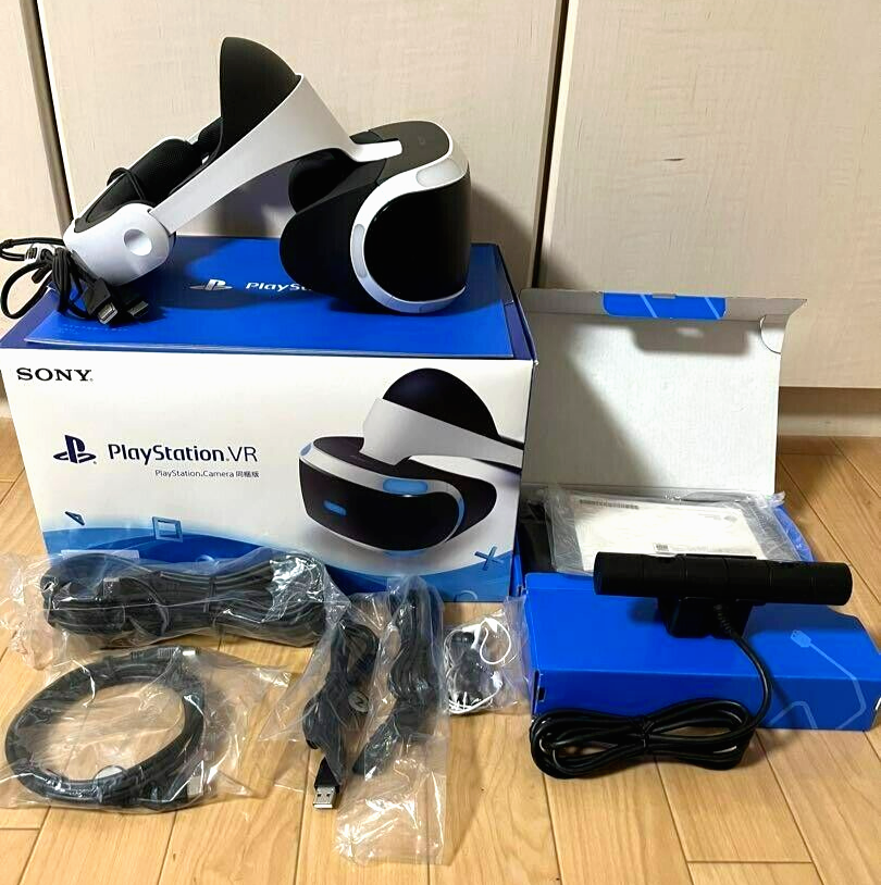 Sony PlayStation CUHJ-16001 PS VR Bundle Virtual Reality For PS4 Game Camer Box | eBay Sony PlayStation CUHJ-16001 PS VR Bundle Virtual Reality For PS4 Game Camer Box | eBay