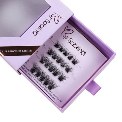 10-16mm Glue Free Lash Cluster Triple-Bonded Eyelash  Cluster (Natural Set)
