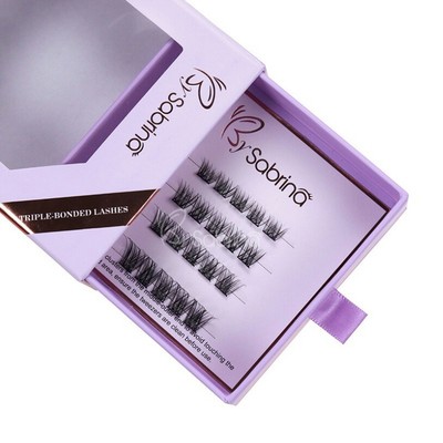 10-16mm Glue Free Lash Cluster Triple-Bonded Eyelash  Cluster (Hybrid)