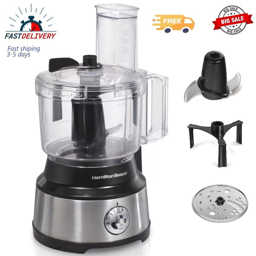 Hamilton Beach 70730 Bowl Scraper 10 Cup Food Processor