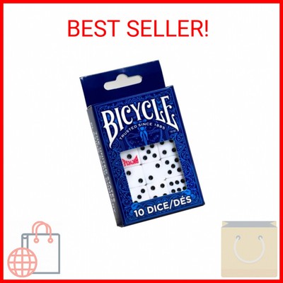 Bicycle Dice, 10 Count (Six Sided, 16 mm)