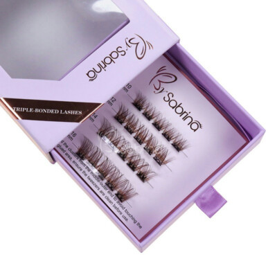 10-16mm Glue Free Lash Cluster Triple-Bonded Eyelash  Cluster (Lite)