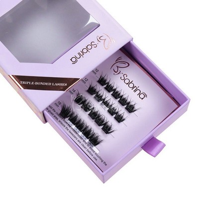 10-16mm Glue Free Lash Cluster Triple-Bonded Eyelash  Cluster (Mega Volume)