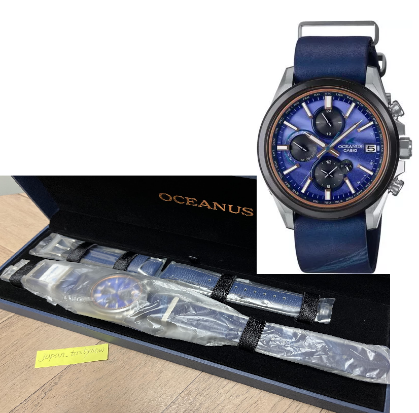 CASiO Oceanus OCW-T4000ALE-2AJR INDIGO Solar Radio Men's CASiO Oceanus OCW-T4000ALE-2AJR INDIGO Solar Radio Men's