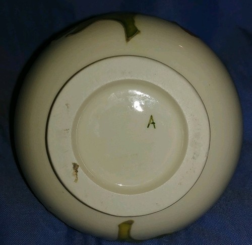 Miniature Moorcroft Hibiscus White Art Pottery Cabinet Vase