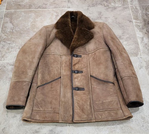 ♠️ KNigHT TAilORS 80's ムートンジャケット シープスキン VINTAGE MEN KNIGHT TAILORS SHEEPSKIN JACKET COAT NEW ZEALAND