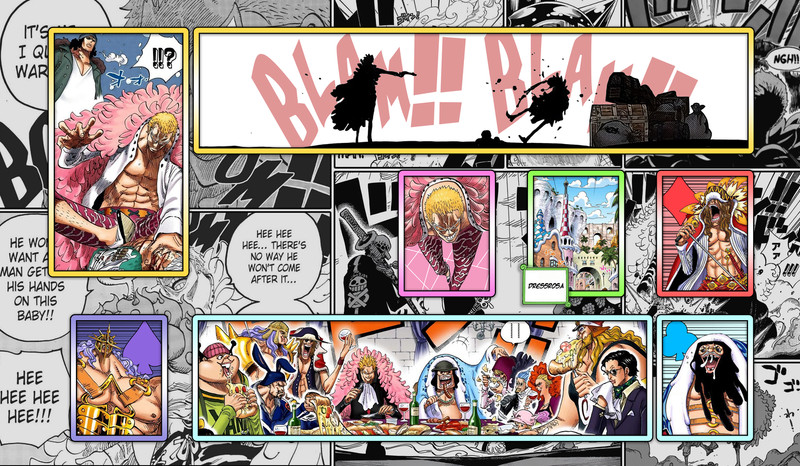 One Piece Playmat Doflamingo Playmat - Basic Spielmatte Unterlage Tcg Dressrosa