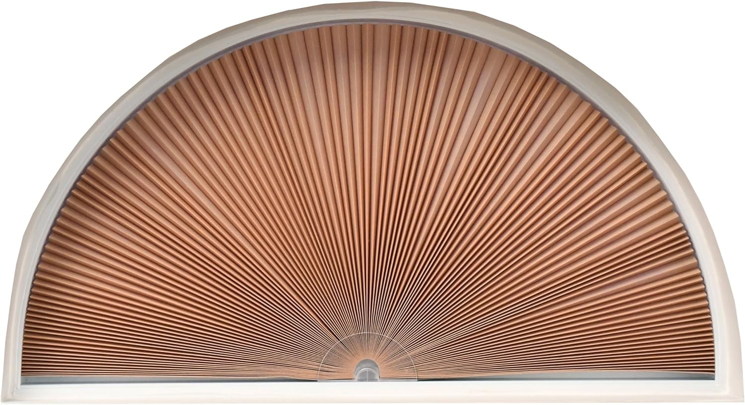Redi Shade No Tools Original Arch Light Filtering Cellular Fabric Shade Natural
