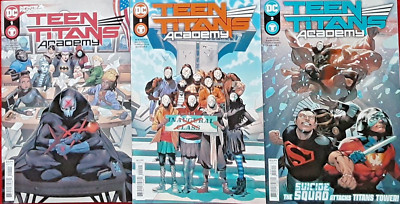 TEEN TITANS ACADEMY  COMPLETE RUN #1-3   DC  2021  NICE!!!