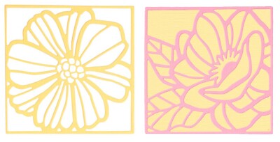 Sizzix Thinlits Floral Card Fronts 3pk #665177 Retail $19.99 Olivia Rose