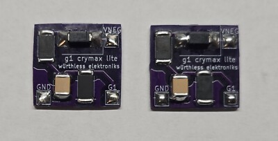  2x CRT G1 CIRCUIT MOD.