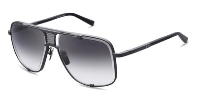 Pre-owned Dita Mach-five Drx-2087-h-blk-blk-64 Black Iron Dark Grey In Gray