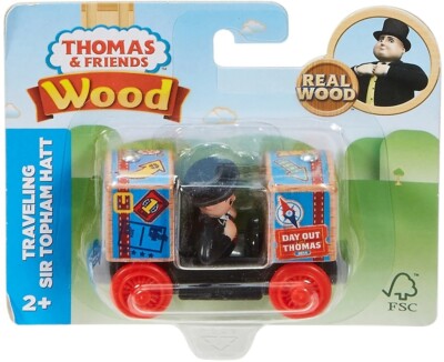 THOMAS & FRIENDS - WOODEN TRAVELING SIR TOPHAM HATT 2017 - NEW IN BOX - RARE!!