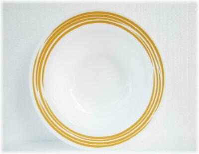 1 CORELLE Joy Mangano BRUSHED STROKES 28oz ENTREE BOWL Pasta BUTTERSCOTCH YELLOW
