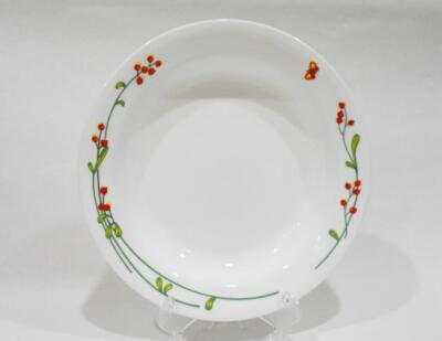   New HTF CORELLE by Corning SERENITY BUTTERFLY 15-oz FLAT RIM BOWL Soup Pasta
